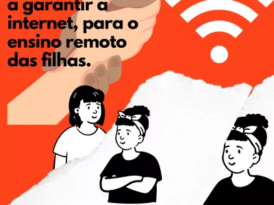 Ajude uma mãe a garantir o ensino remoto