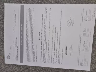 Doente em risco com câncer